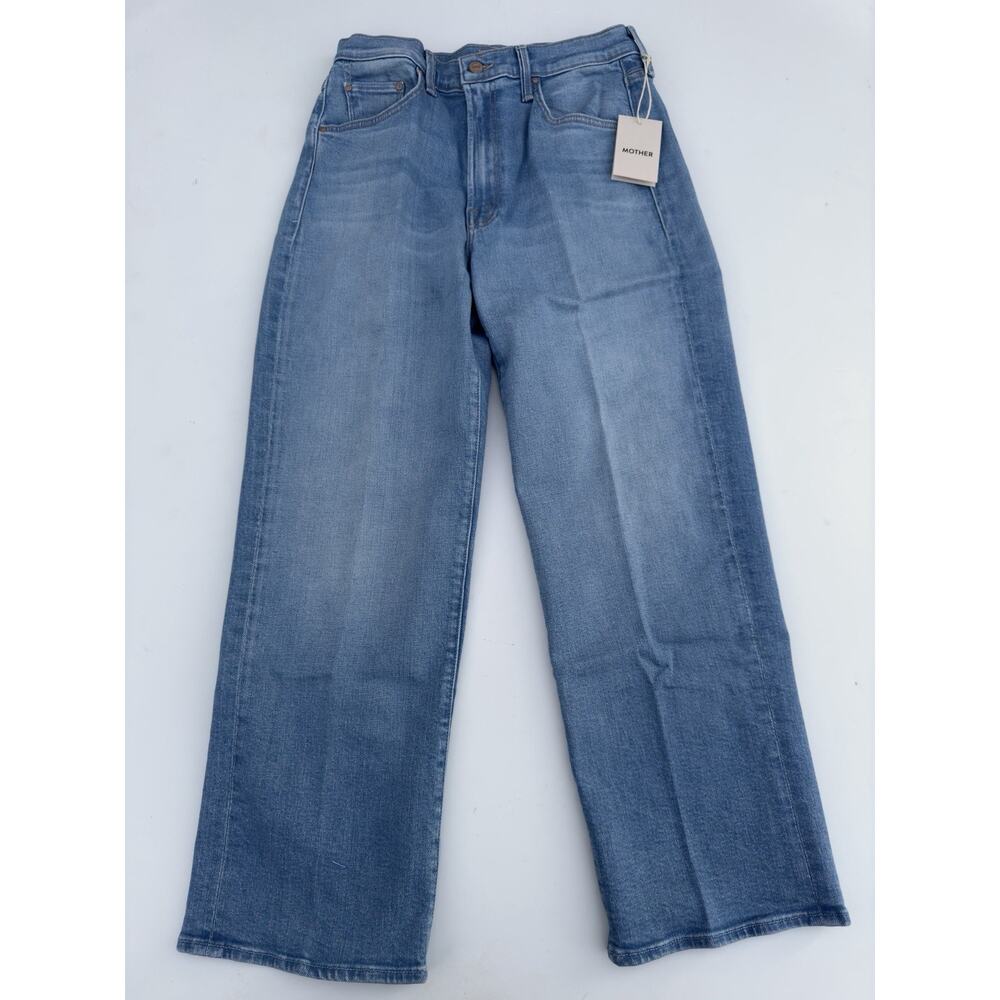 MOTHER Women's Light Wash Wide Leg Jeans - Blue
